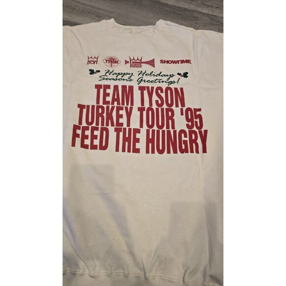 Lot 5 MIKE TYSON DON KING Boxing Sweatshirts Deadstock HOODIE Retro 90s Vintage - Picture 3 of 13